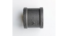Black malleable equal socket 'parallel thread'